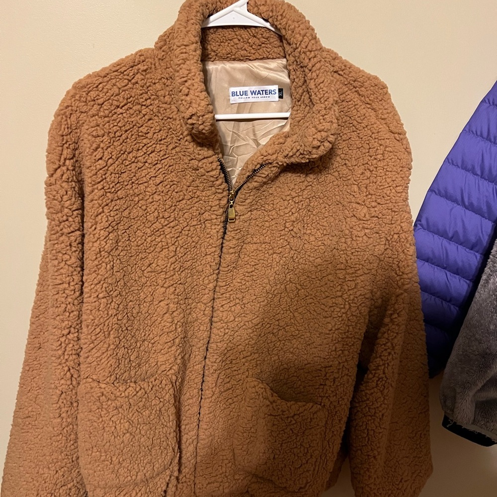 Zip up fleece jacket